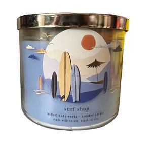 Bath & Body Works • Surf Shop • 14.5 oz 3-wick candle